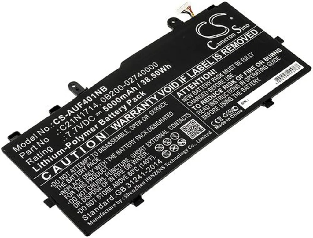 Batteri til Asus TP401MA-BZ080TS, 7.7V, 5000 mAh v:5970390