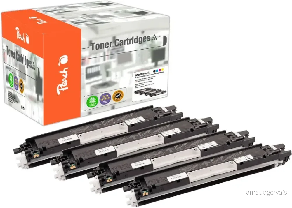 Peach-tonerkassetter som passer HP LaserJet Pro M 275 tonerkassett, 1 st svart v:2453278
