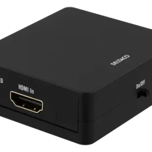 Deltaco HDMI-splitter, 1x HDMI in og 2x HDMI ut – Svart v:7485713