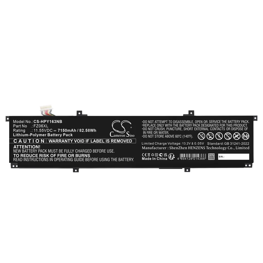 Batteri til ENVY 16-H0001UR, 11.55, 7150mAh v:7207625