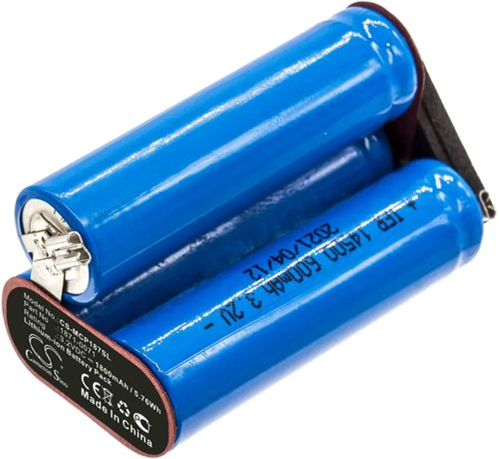 Batteri til Moser 1871-0071, 3.2V, 1800 mAh v:1383544