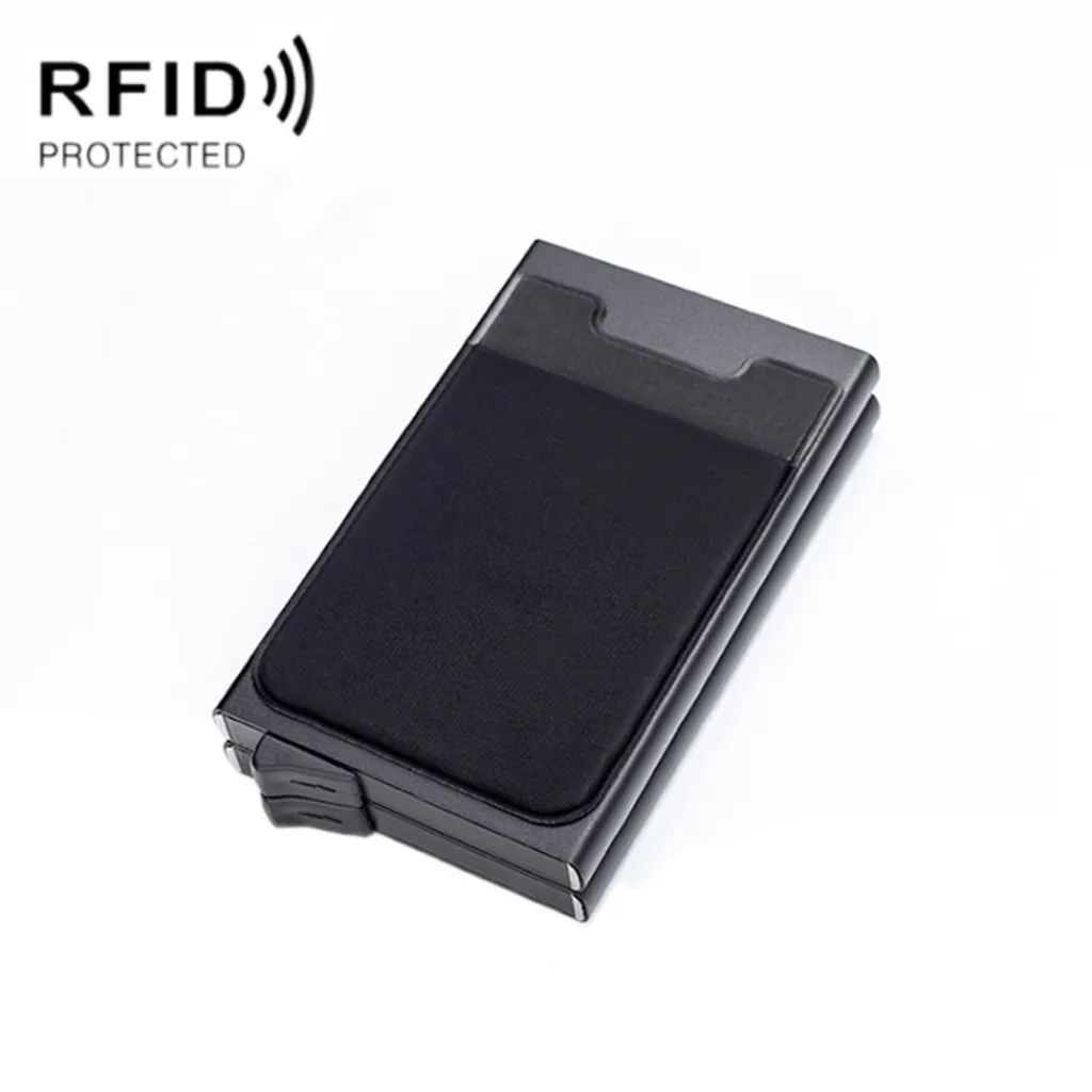 Kortholder med RFID Anti-Avmagnetisering – Svart v:5417745