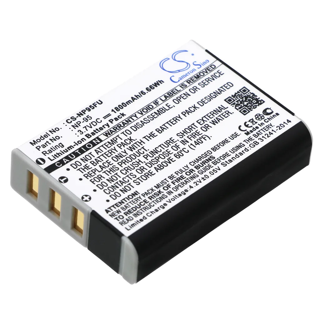 Batteri til Fujifilm FinePix F31fd, 3,6 (3,7)V, 1800mAh v:9523381