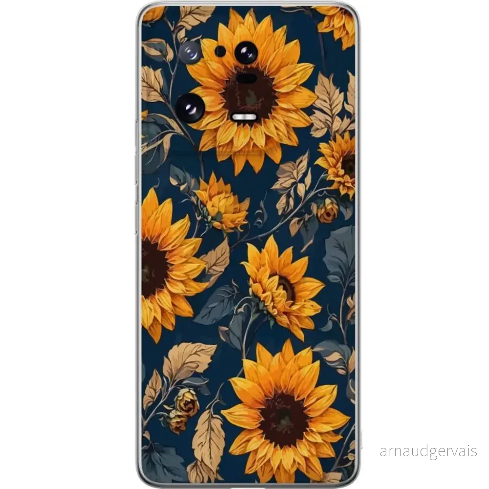 Xiaomi 13 Pro Gjennomsiktig Telefondeksel Solrosor v:9819104 Xiaomi 13 Pro Gjennomsiktig Telefondeksel Solrosor v:9819104