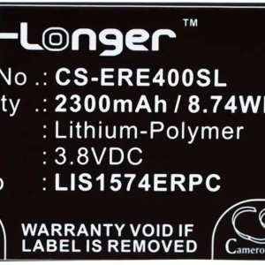 Batteri til Sony Ericsson E2006, 3.8V, 2300 mAh v:6150553 Batteri til Sony Ericsson E2006, 3.8V, 2300 mAh v:6150553