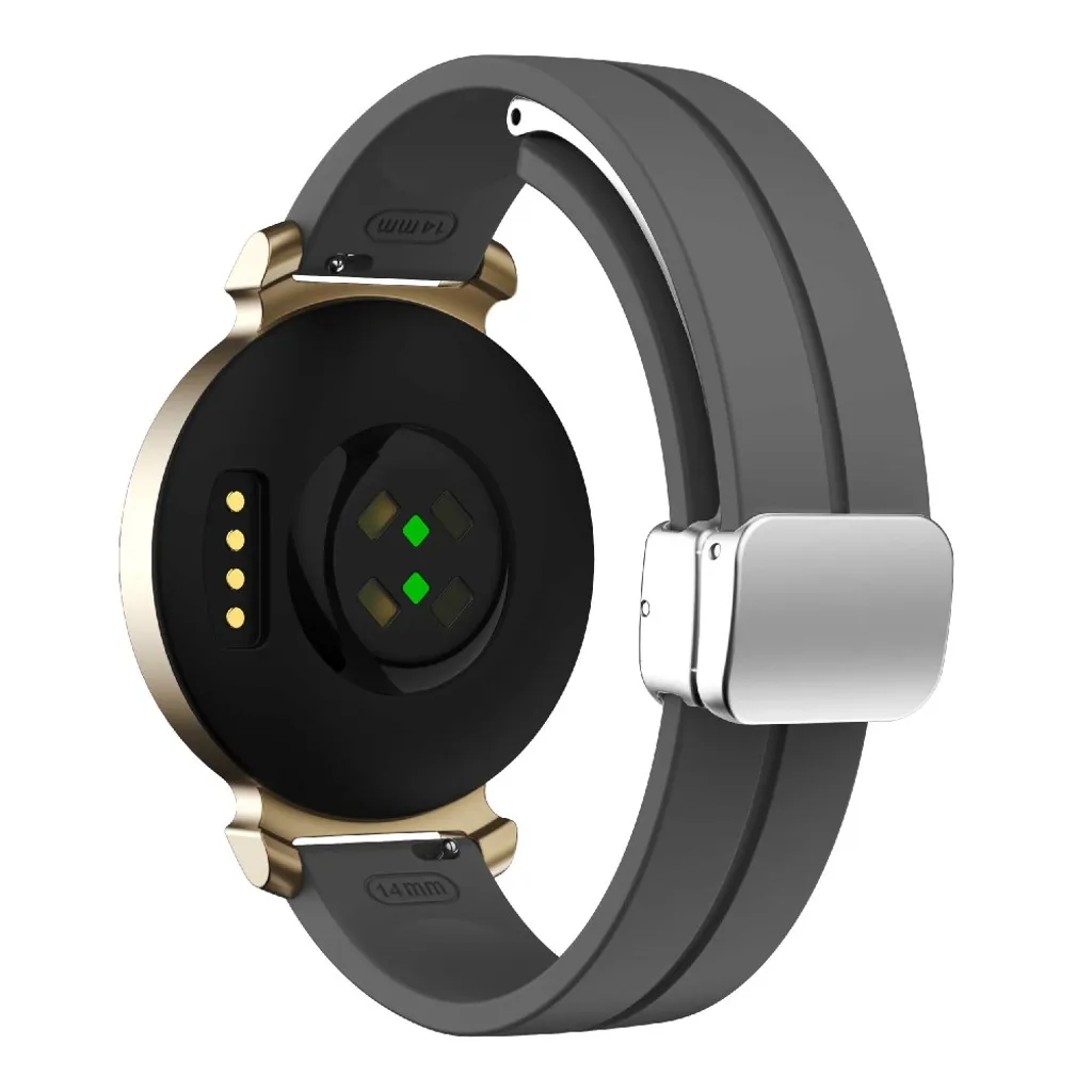 Garmin Lily 2 klokkerem i silikon med magnetisk spenne – grå v:9826511