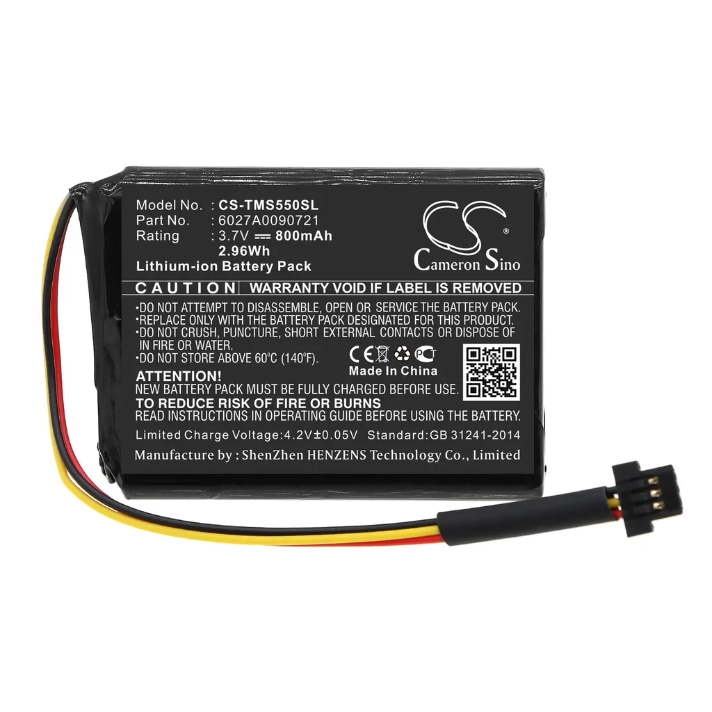 Batteri til Tomtom 4EF00, 3.7V, 800 mAh v:5657408