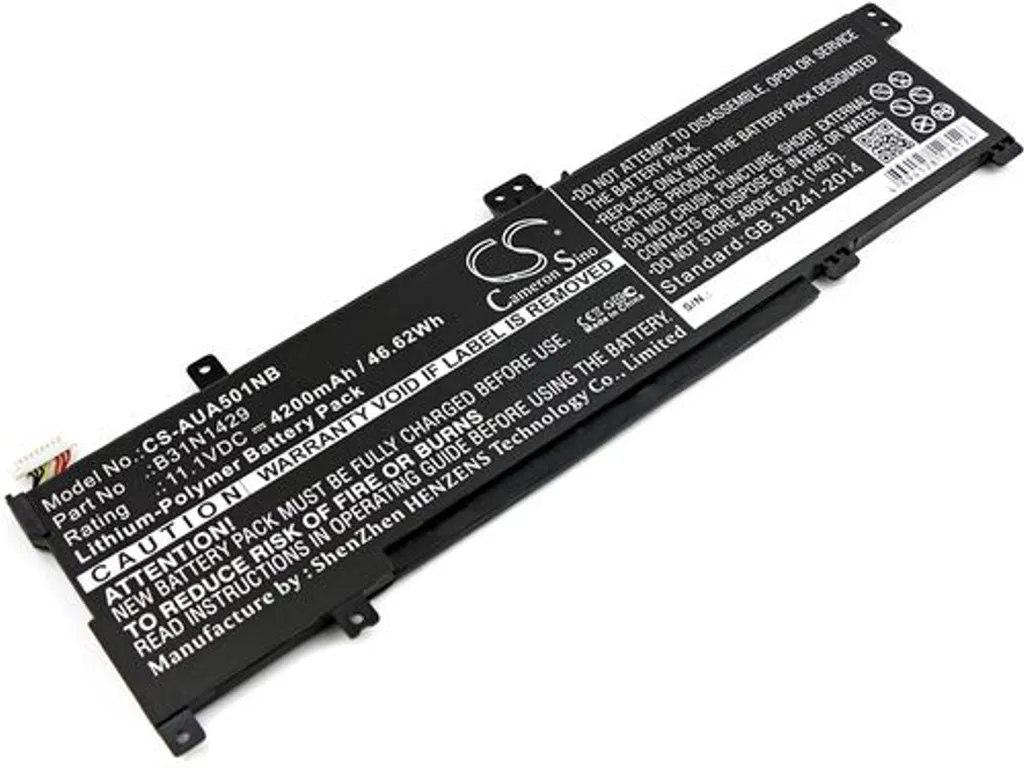 Batteri til Asus K501UQ-DM032T, 11.1V, 4200 mAh v:2252347