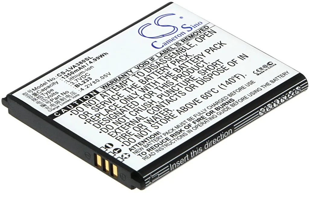 Batteri til Lenovo A2800-D, 3.7V, 1350 mAh v:6689530