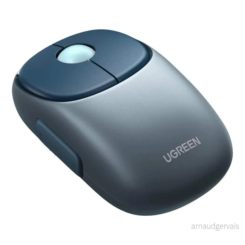 Ugreen FUN+ trådløs mus Bluetooth, 2,4 GHz – Svart v:2626621