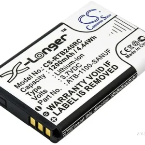 Batteri til 41-500012-13 for RTI, 3.7V, 1200 mAh v:1221853 Batteri til 41-500012-13 for RTI, 3.7V, 1200 mAh v:1221853