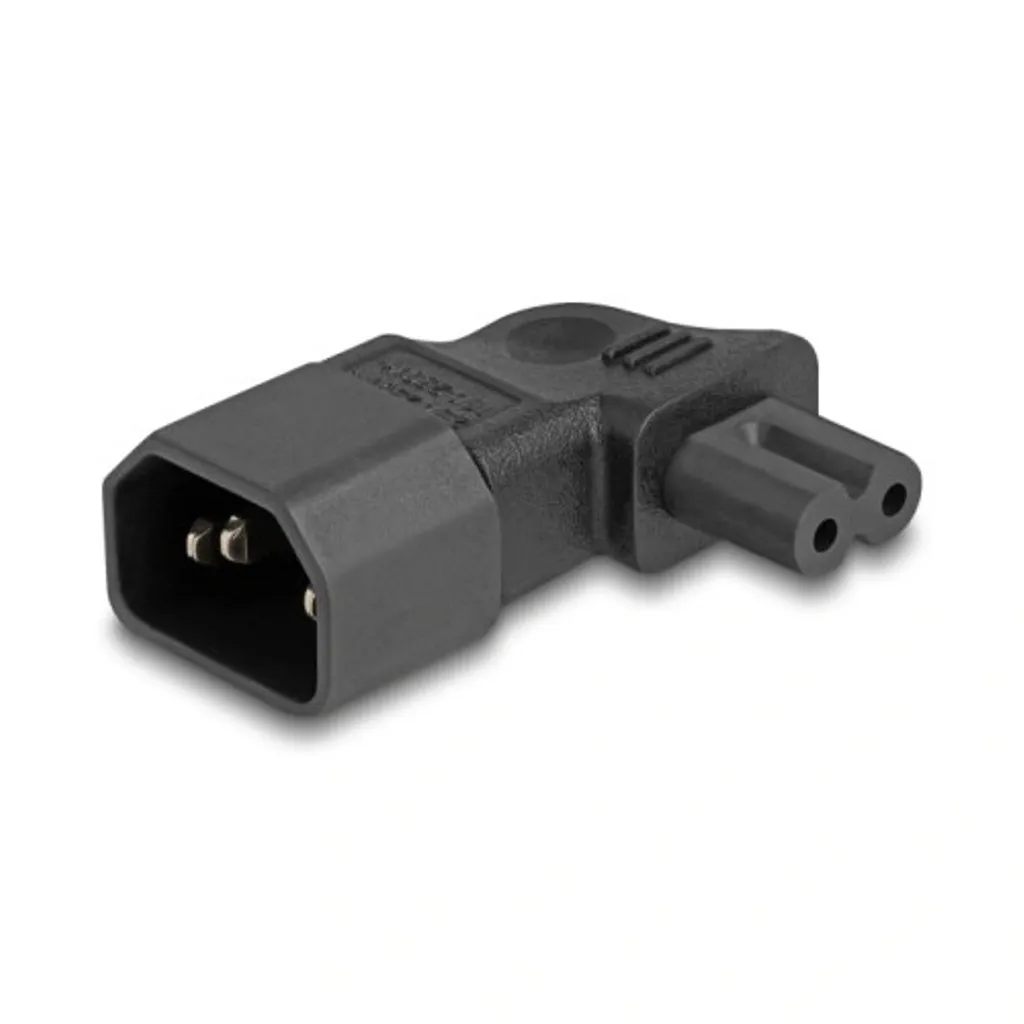 Delock IEC 60320 C14 til C7 strømadapter, 90° vinklet, 2,5A v:4180624