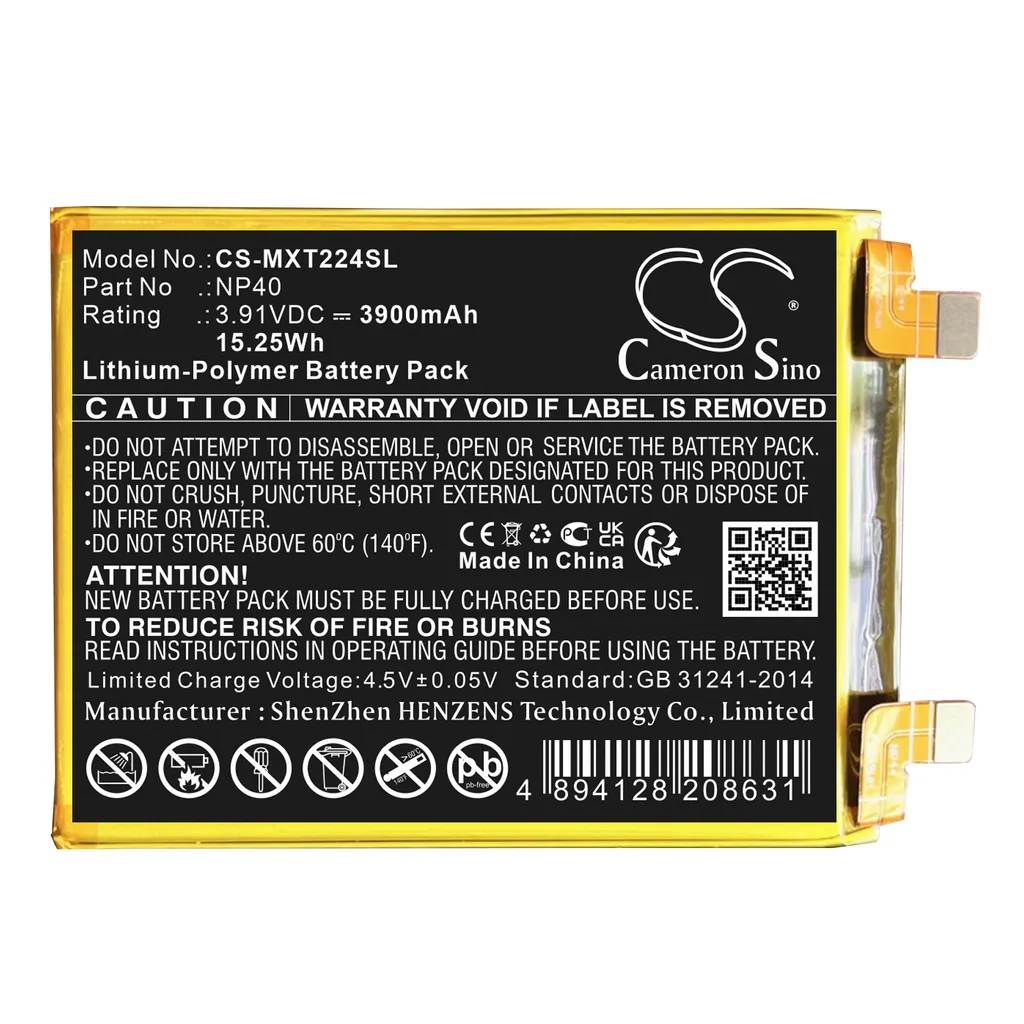 Batteri til EDGE 30 NEO, 3.91, 3900mAh v:6875004 Batteri til EDGE 30 NEO, 3.91, 3900mAh v:6875004