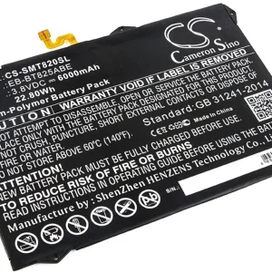 Batteri til Samsung SM-T825Y, 3.8V, 6000 mAh v:7035397 Batteri til Samsung SM-T825Y, 3.8V, 6000 mAh v:7035397