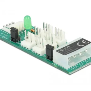 Delock fordelerkort for 6x vifte 5V / 12V v:3845569