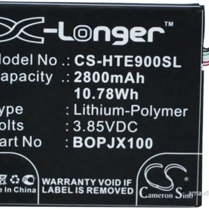 Batteri til HTC A55, 3.85V, 2800 mAh v:4989446 Batteri til HTC A55, 3.85V, 2800 mAh v:4989446