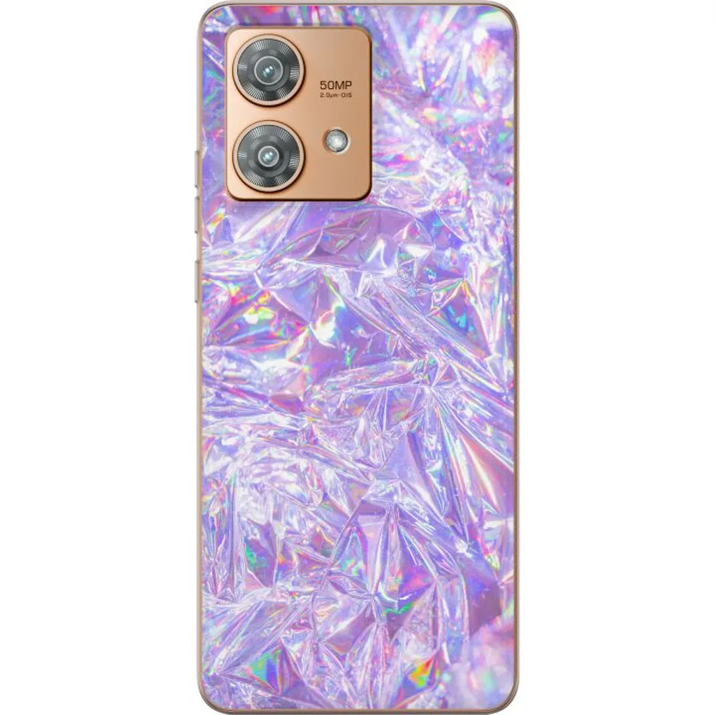 Motorola Edge 40 Neo Gjennomsiktig Telefondeksel Glitter v:8798125