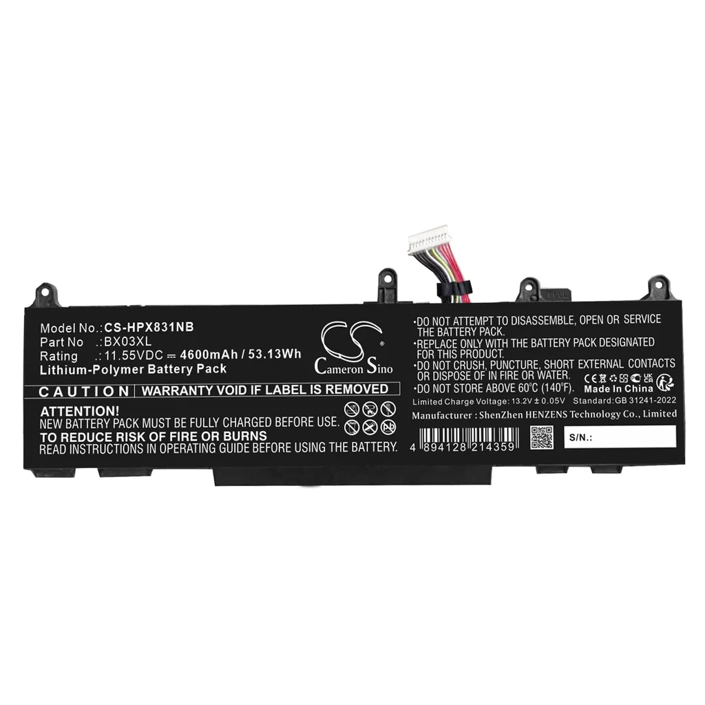 Batteri til PC(8M2X6AV)-A1RE0PT, 11.55, 4600mAh v:9229751