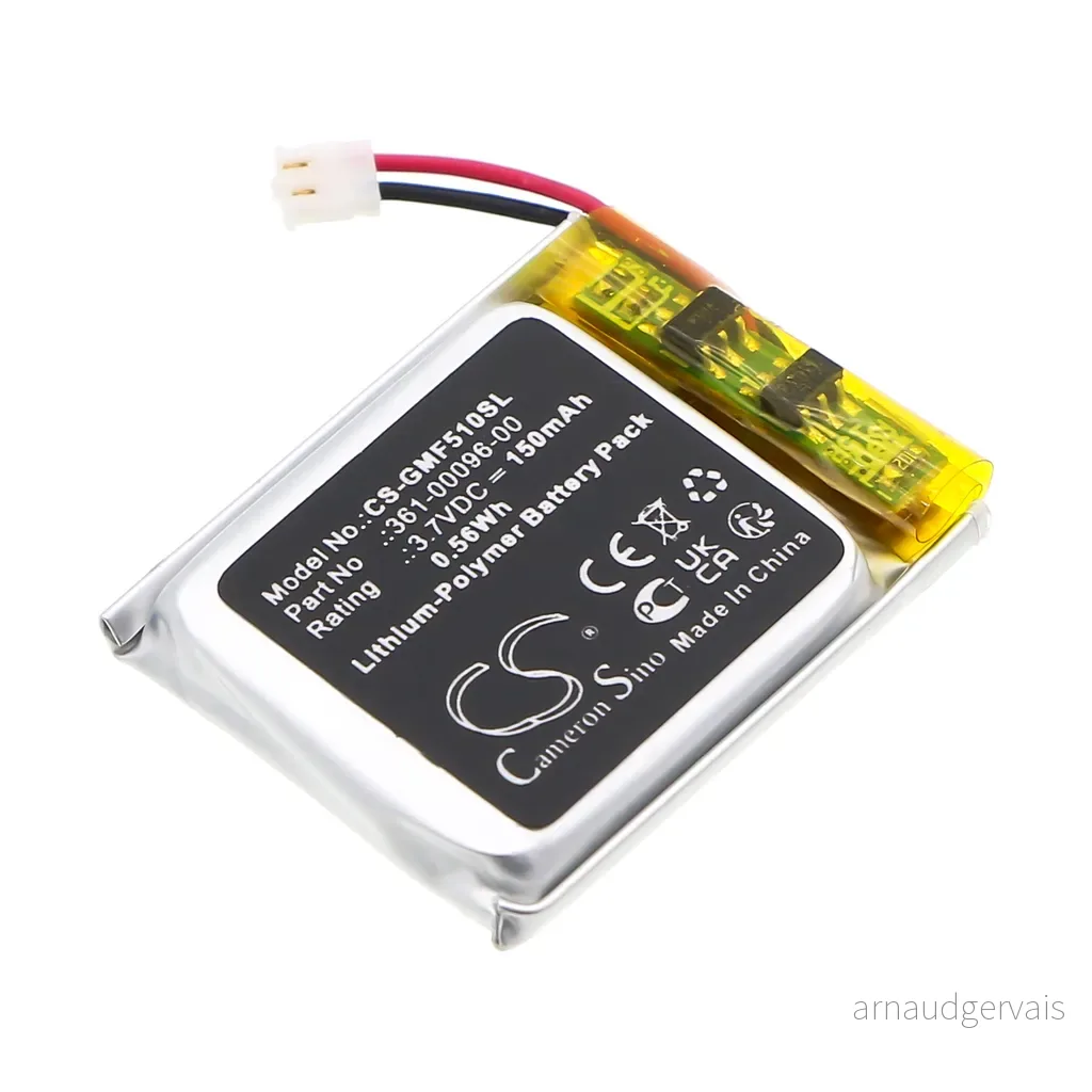 Batteri til 361-00096-00 for Garmin, 3.7, 150mAh v:3666284 Batteri til 361-00096-00 for Garmin, 3.7, 150mAh v:3666284