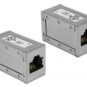 Delock-adapter RJ45 til RJ45 Cat.6 STP – Skjermet v:1551317 Delock-adapter RJ45 til RJ45 Cat.6 STP – Skjermet v:1551317