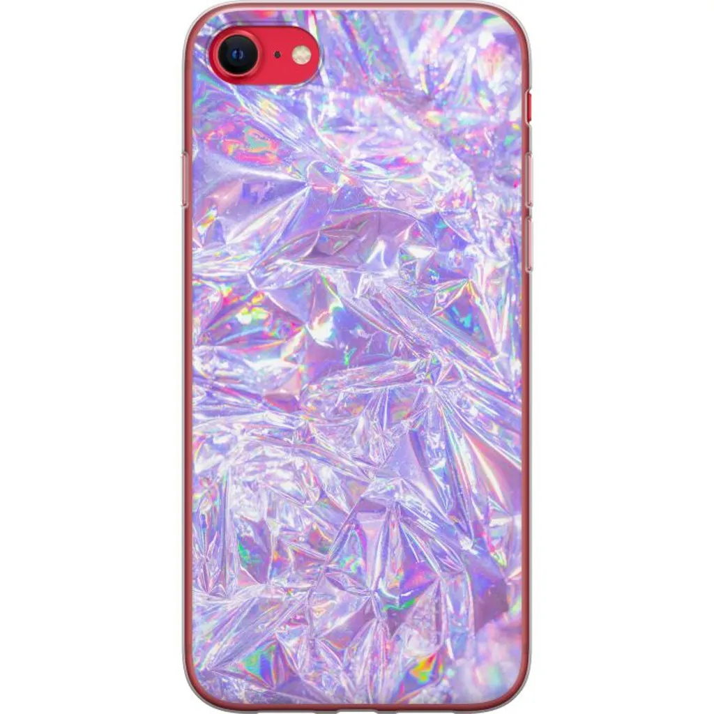 Apple iPhone SE (2020) Gjennomsiktig Telefondeksel Glitter v:4306131