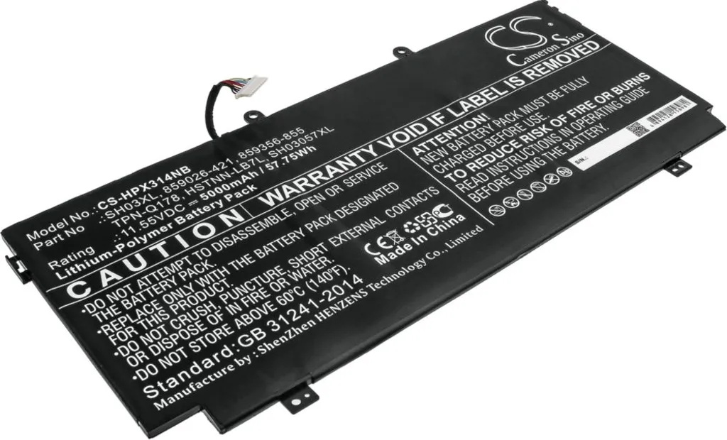 Batteri til 859026-421 for HP, 11.55V, 5000 mAh v:7084741