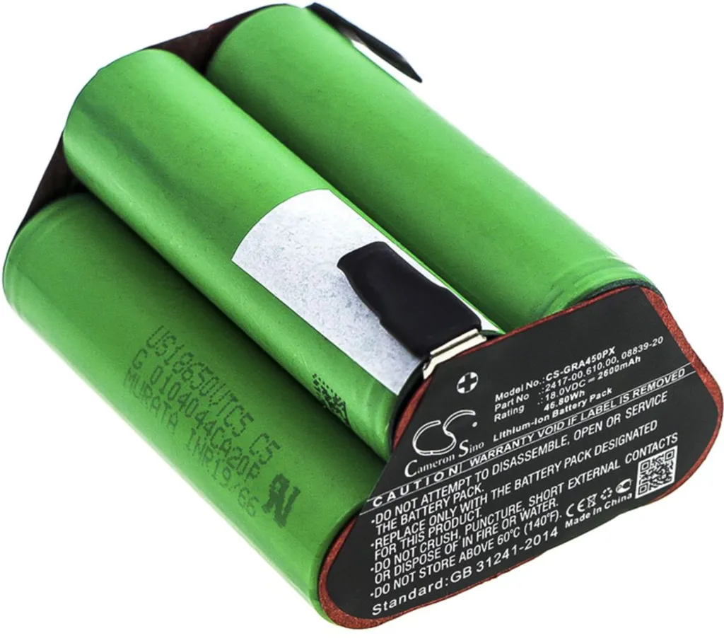 Batteri til Gardena Accucut 450Li, 18.0V, 2600 mAh v:8870024