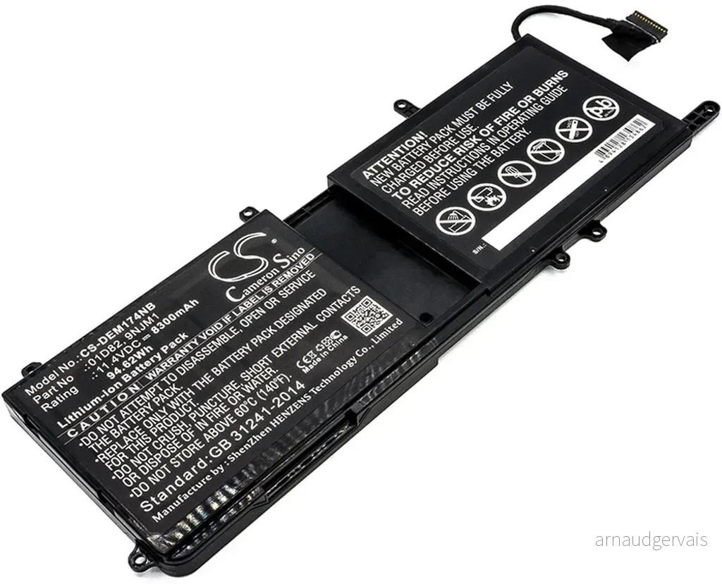 Batteri til Dell ALW17C-D3859S, 11,4V, 8300mAh v:7832721