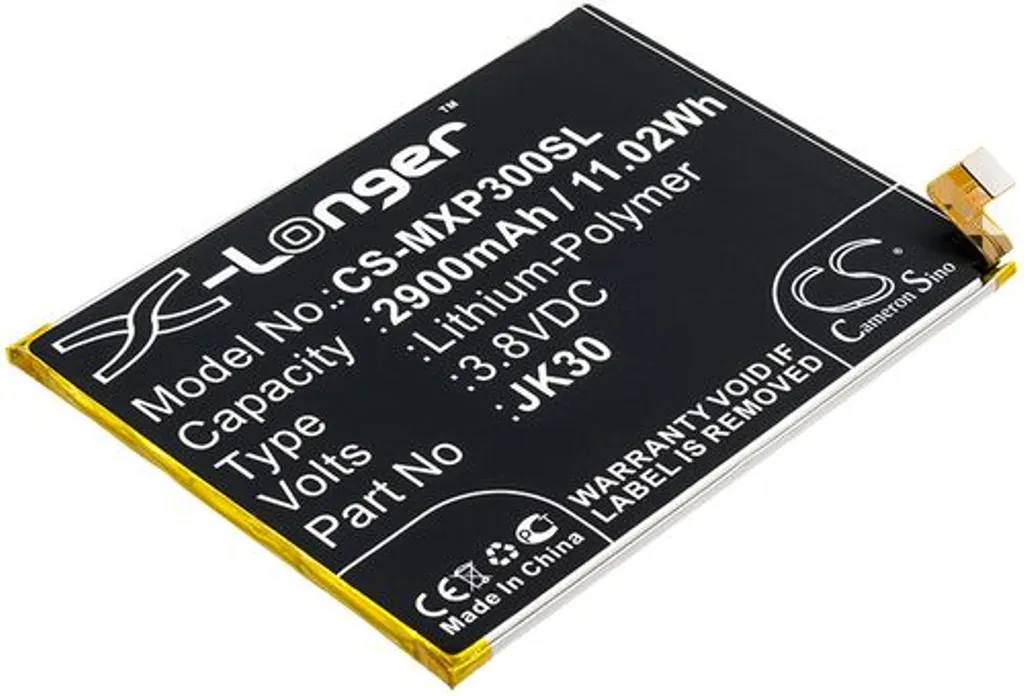 Batteri til JK30 for Motorola, 3.8V, 2900 mAh v:1794352