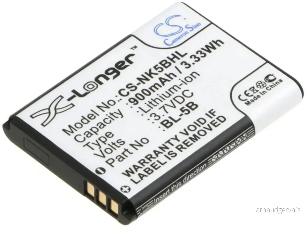 Batteri til Ibaby Q9Ⅱ, 3.7V, 900 mAh v:4451019
