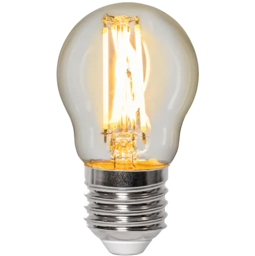 Star Trading LED-pære E27 Globe Dim til varm – klart glass v:4340296 Star Trading LED-pære E27 Globe Dim til varm – klart glass v:4340296