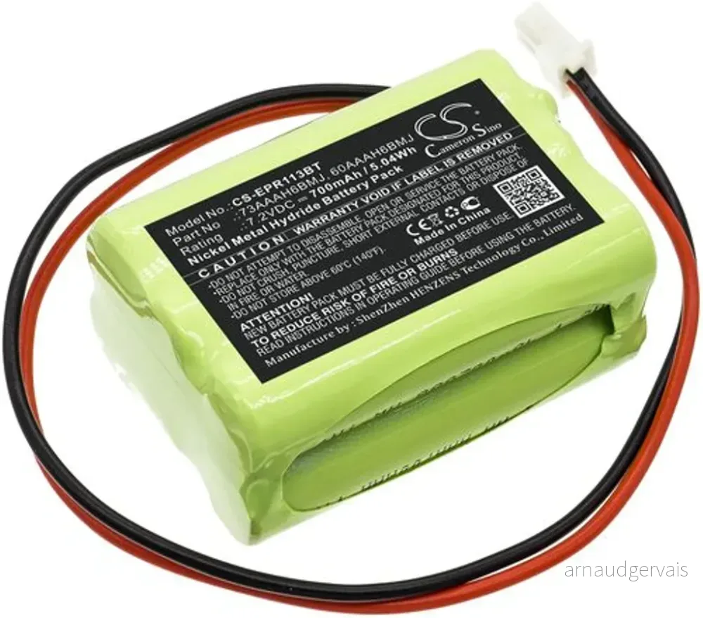 Batteri til 73AAAH6BMJ for Electia, 7.2V, 700 mAh v:2799993