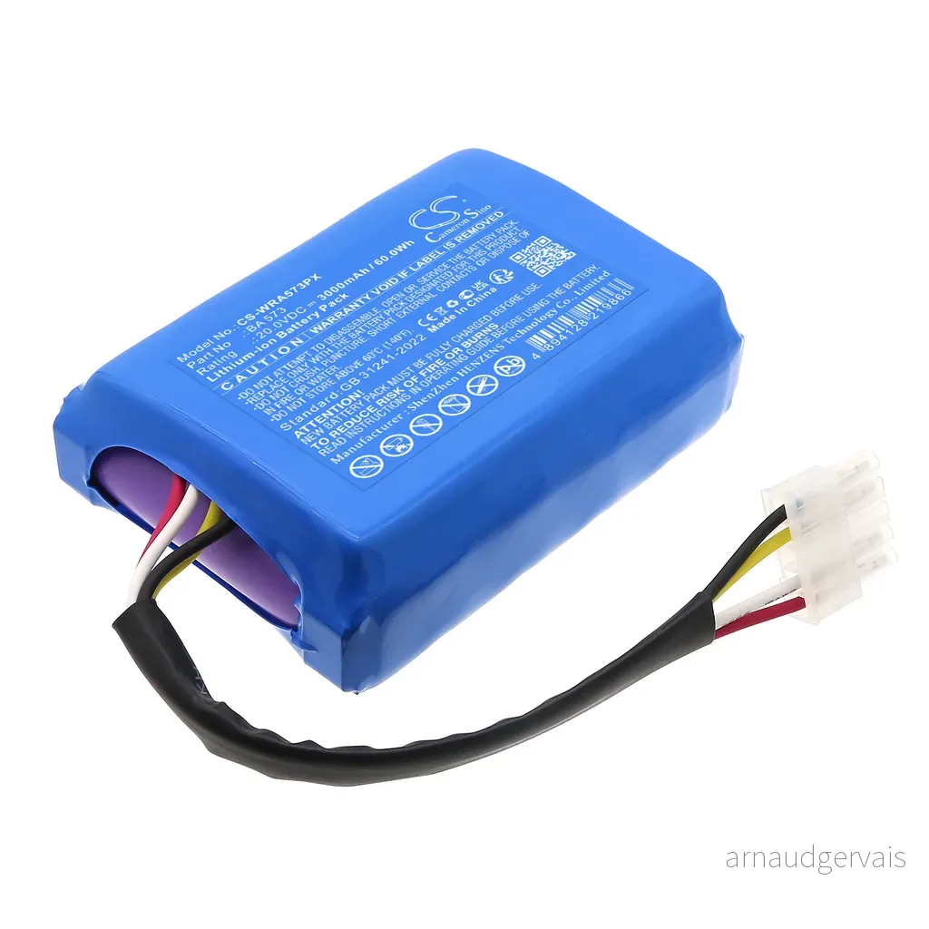 Batteri til RM 1000 WiU-SN, 20.0V, 3000mAh v:5064850