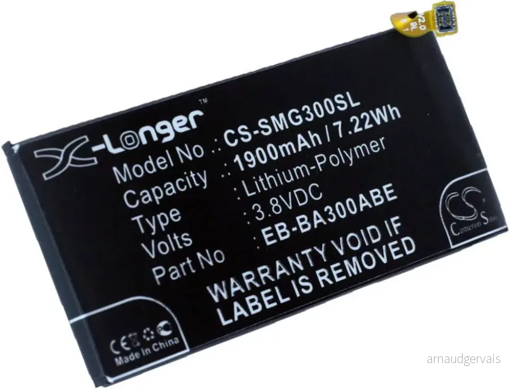 Batteri til Samsung SM-A300F, 3.8V, 1900 mAh v:2834729