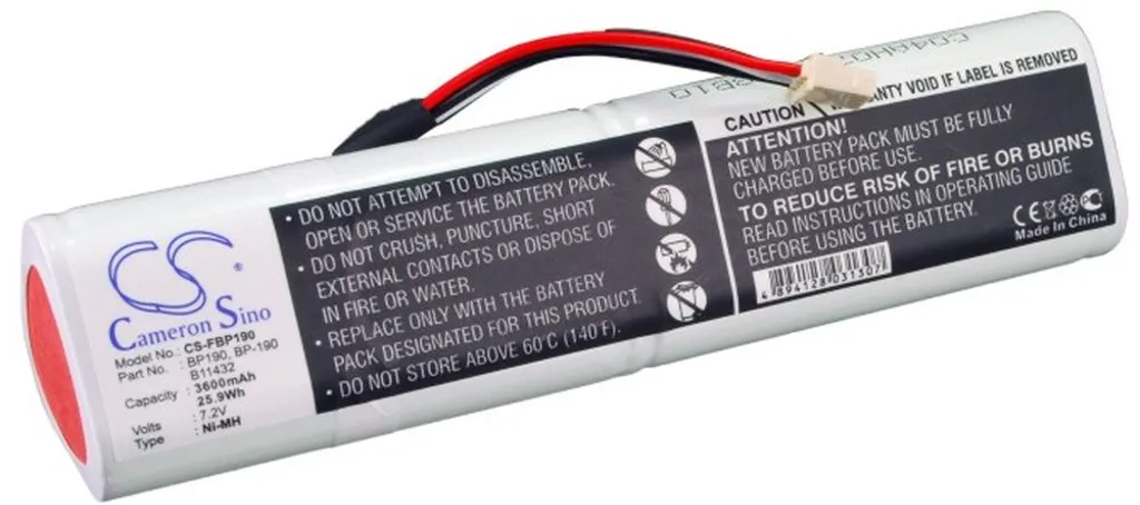 Batteri til Fluke Scopemeter 199, 7.2V, 3600 mAh v:9362216