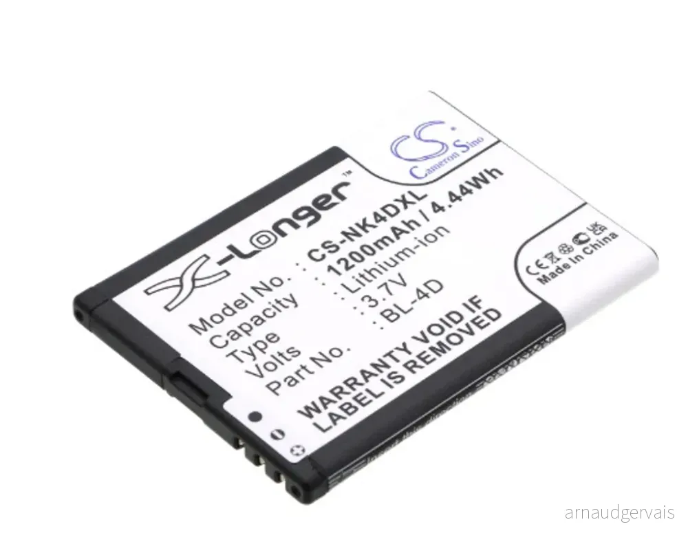 Batteri til Ebest G6, 3.6(3.7V), 1200 mAh v:9165718