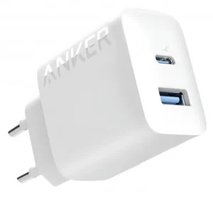 Anker 312 vegglader 20W, 3A, 1x USB-A / 1x USB-C – hvit v:3583109 Anker 312 vegglader 20W, 3A, 1x USB-A / 1x USB-C – hvit v:3583109