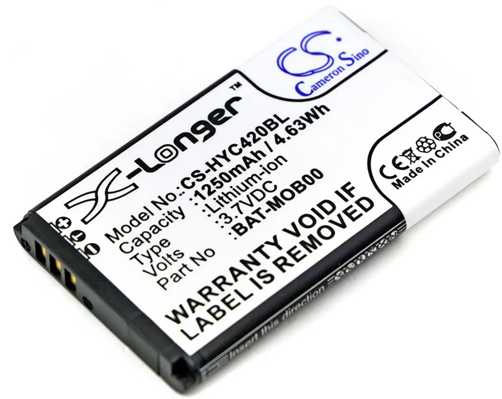Batteri til 55-003233-01 for Honeywell, 3.7V, 1250 mAh v:3828945
