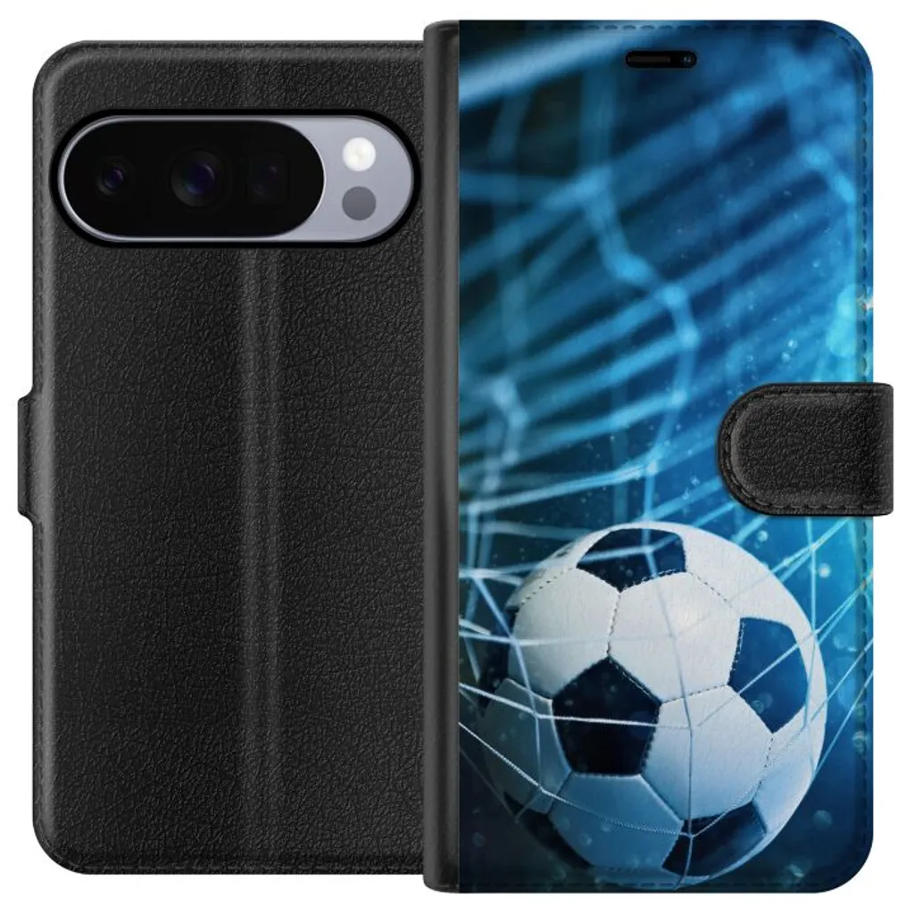 Google Pixel 10 Pro XL Sort Lommebokdeksel Fotboll v:9130049