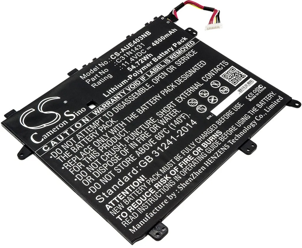 Batteri til Asus E403SA-FA0064T, 11,4V, 4800mAh v:2000657