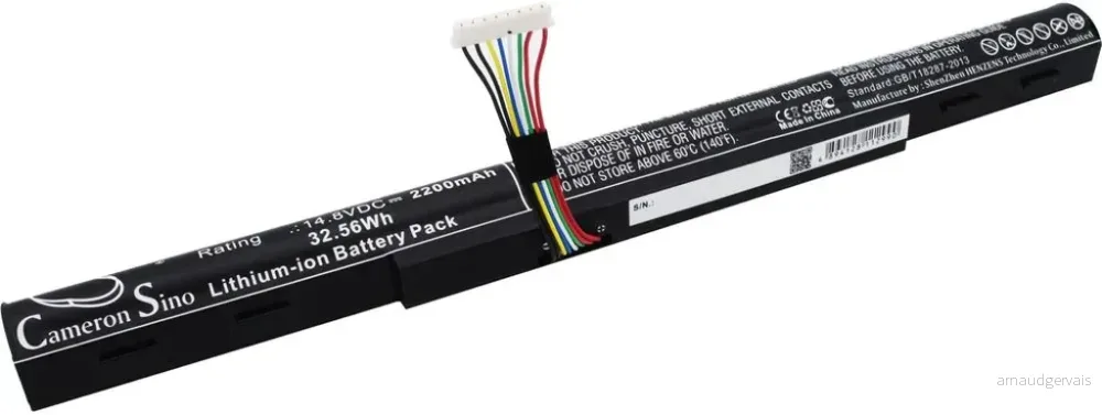 Batteri til Acer Aspire E5-552-T6R6, 14.8V, 2200 mAh v:6931160