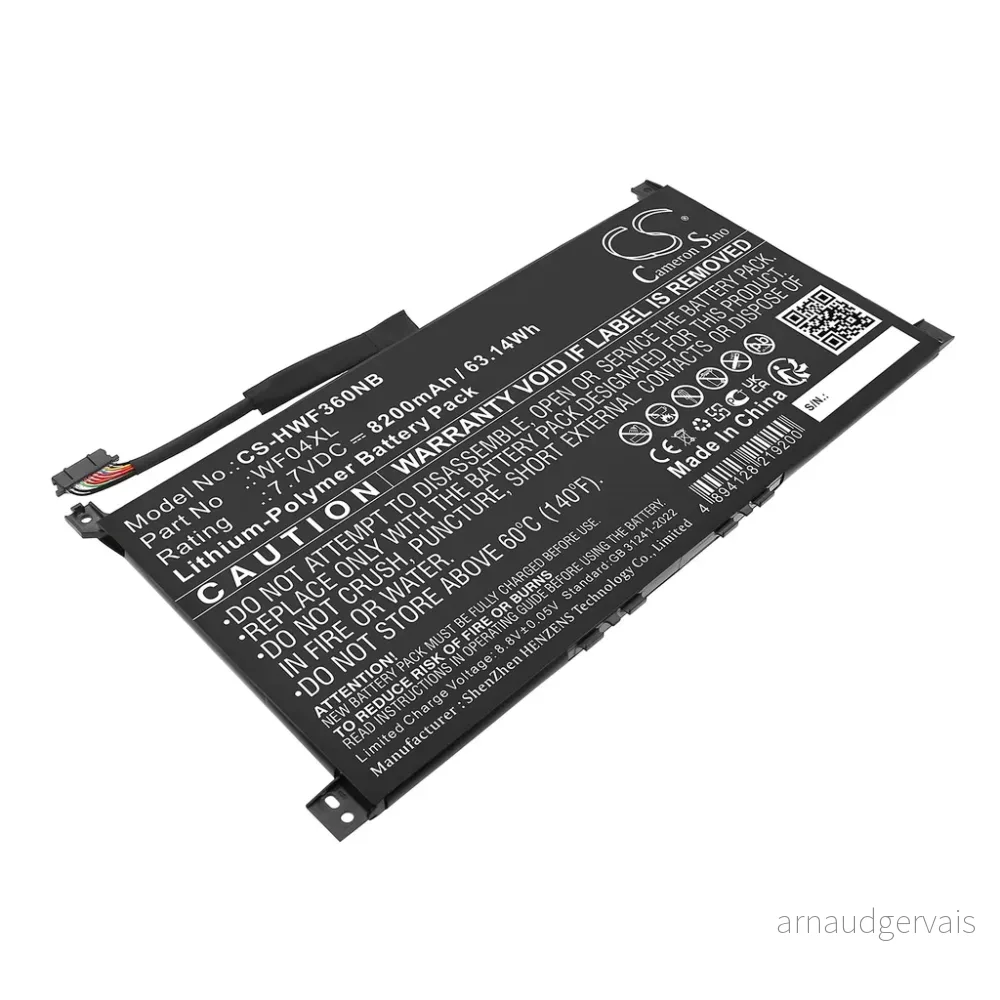Batteri til ENVY X360 13-BF0003NE, 7.7V, 8200mAh v:3526168