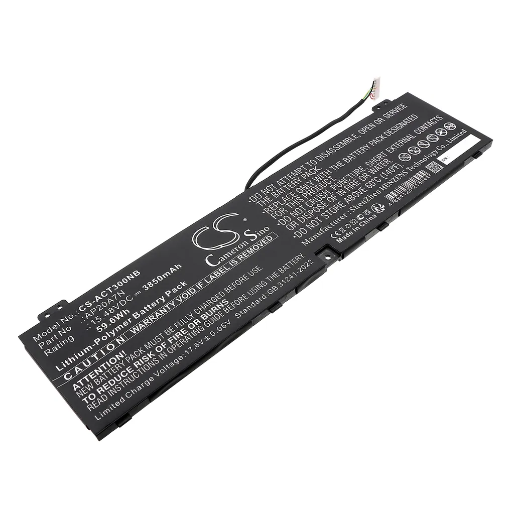 Batteri til Predator Triton 300 SE PT314-51s-77SS, 15.48V, 3850mAh v:3958285