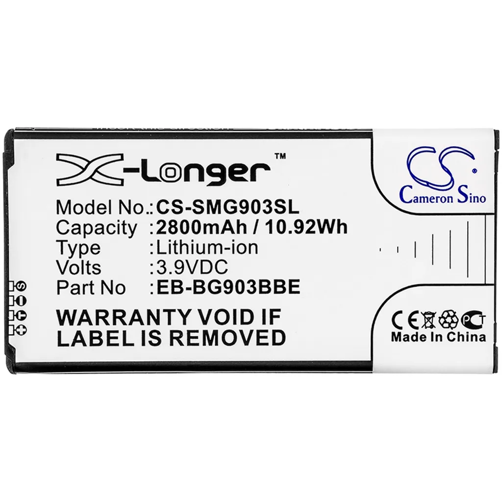 Batteri til Samsung Galaxy S5 Neo, 3.9V, 2800 mAh v:9258376
