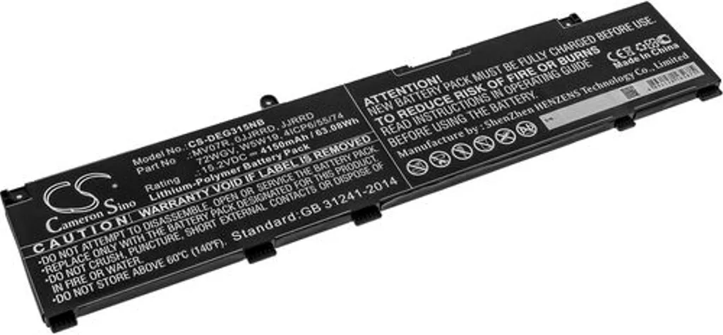 Batteri til Dell G5 5500, 15.2V, 4150 mAh v:6988501
