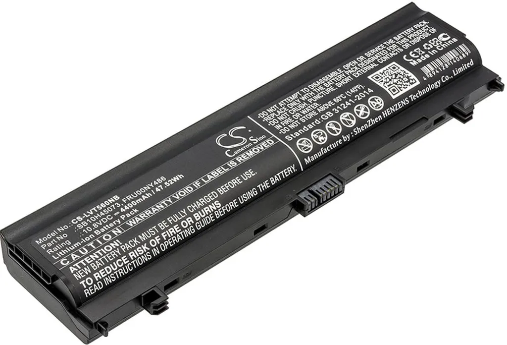 Batteri til FRU00NY486 for Lenovo, 10,8V, 4400mAh v:3176194