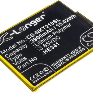 Batteri til HE338 for Nokia, 3.85V, 3900 mAh v:8456436