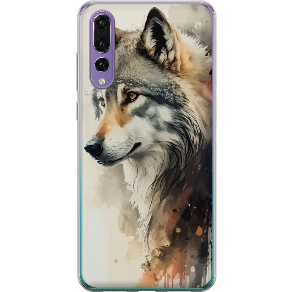 Huawei P20 Pro Gjennomsiktig Telefondeksel Varg v:2307813