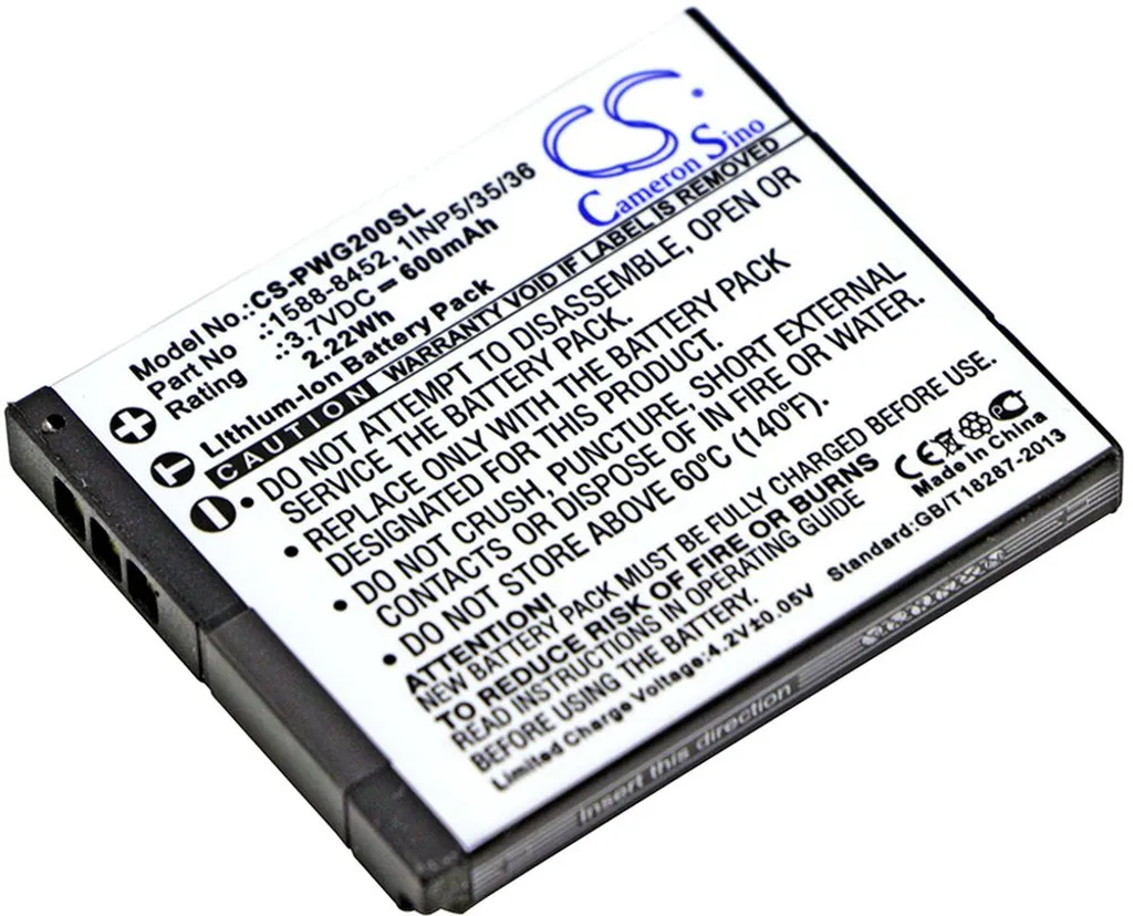 Batteri til 1588-8452 for Panasonic, 3.7V, 600 mAh v:3521043