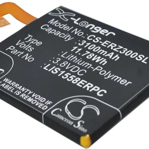 Batteri til Sony Ericsson D6633, 3.8V, 3100 mAh v:1093101 Batteri til Sony Ericsson D6633, 3.8V, 3100 mAh v:1093101